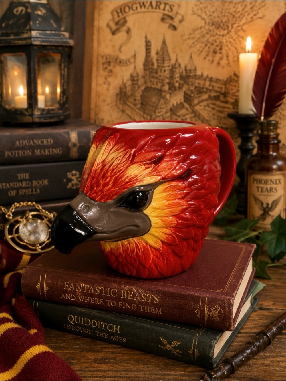 Harry Potter Fawkes Phoenix 3D Ceramic Mug
